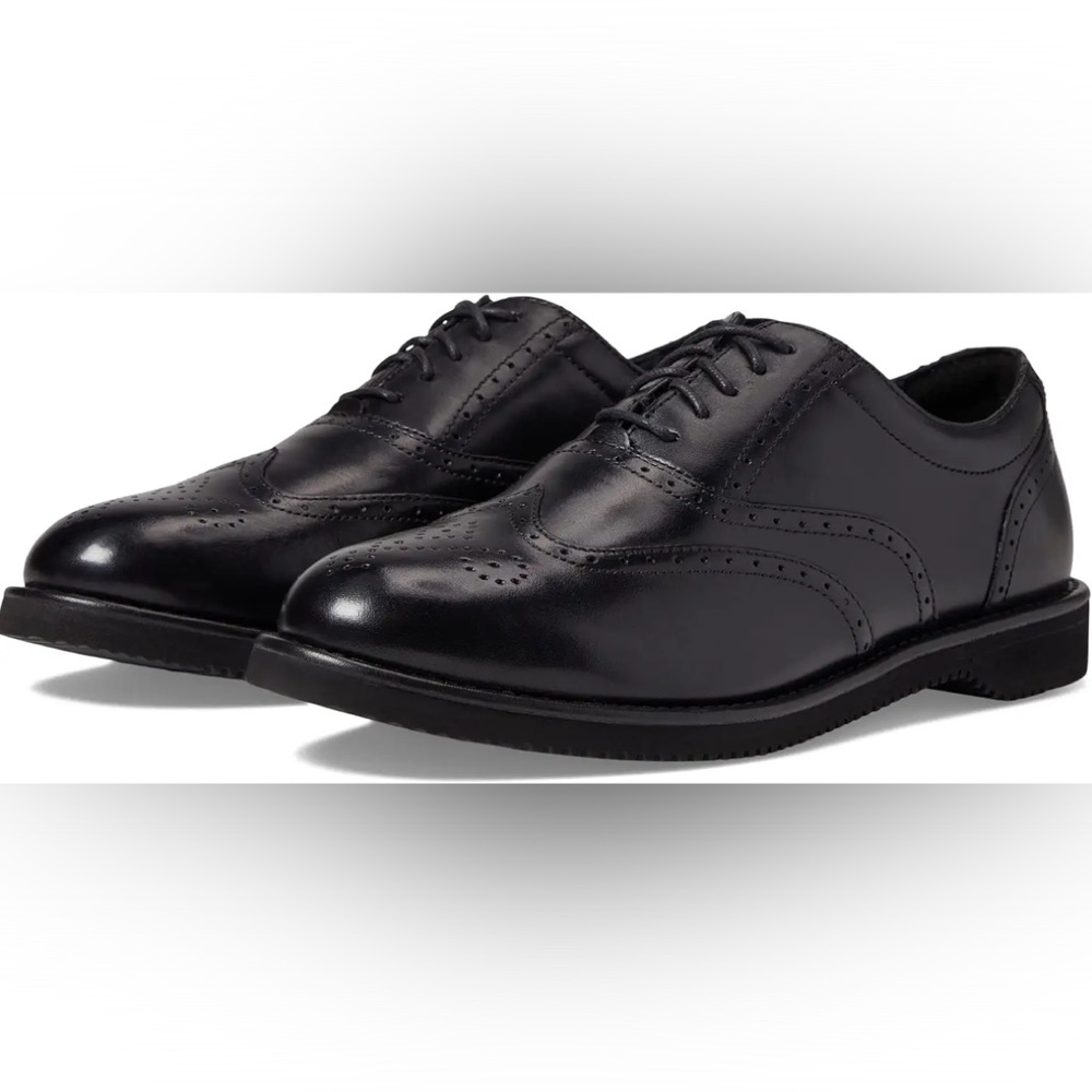 Rockport Comfort DMX Mens Burgundy Leather Wingtip Dress Oxford Shoes(105)